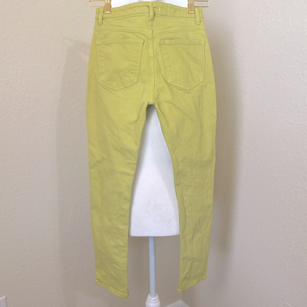 Zara Neon Green/Yellow Jean Pants - Picture 7 of 11